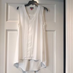 Vince Camuto Sleeveless V-Neck Blouse NWOT